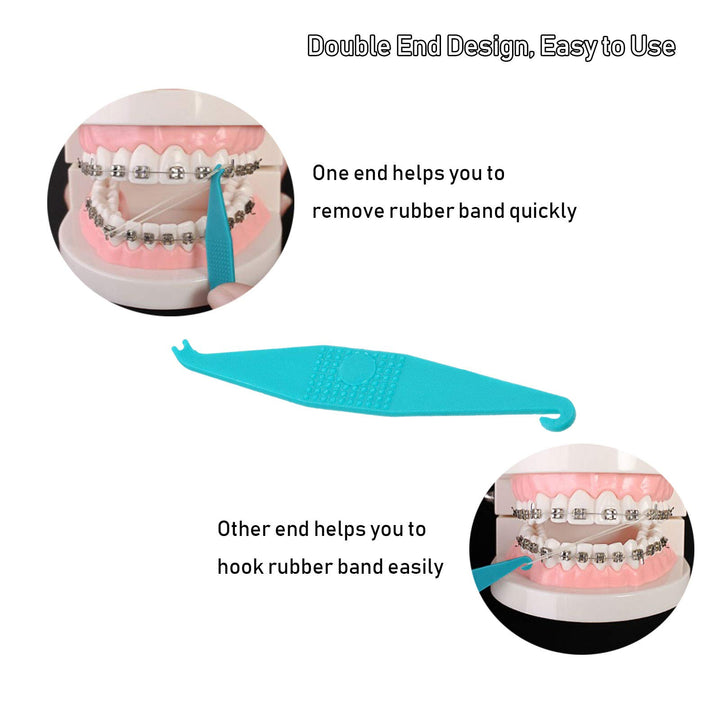Dental Elastic Rubber Bands Placers for Braces Disposab