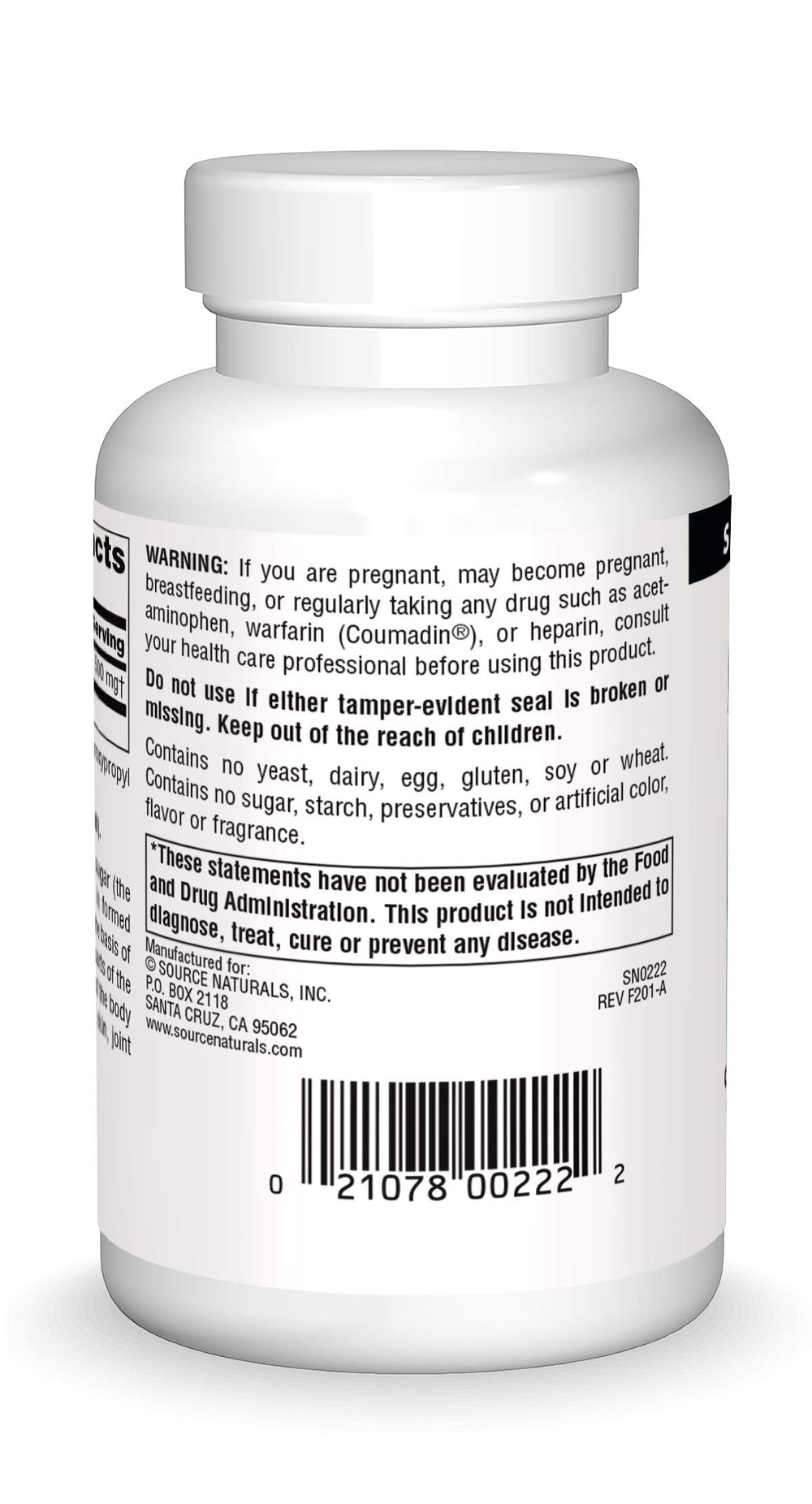 N-A-G 500 mg N-Acetyl Glucosamine for Connective Tissue Support* - 120 Tablets