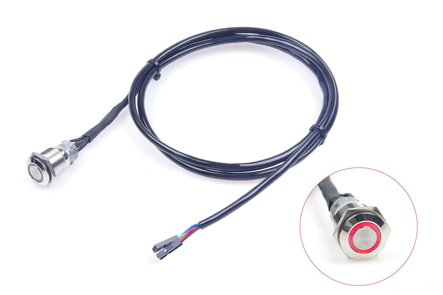 KNACRO 16mm Chassis Switch Metal Button Switch with 100