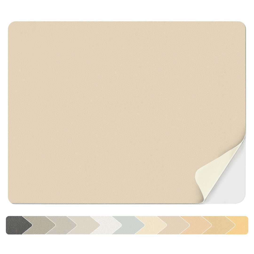 Leather Repair Patch 8×11 inch Self-Adhesive Leather Repair Tape, Scratch/Holes Vinyl Repair Kit for Couch, Car Seat, Sofas, DIY Furniture Upholstery, Chair, Jackets, First-aid (Bright Beige)