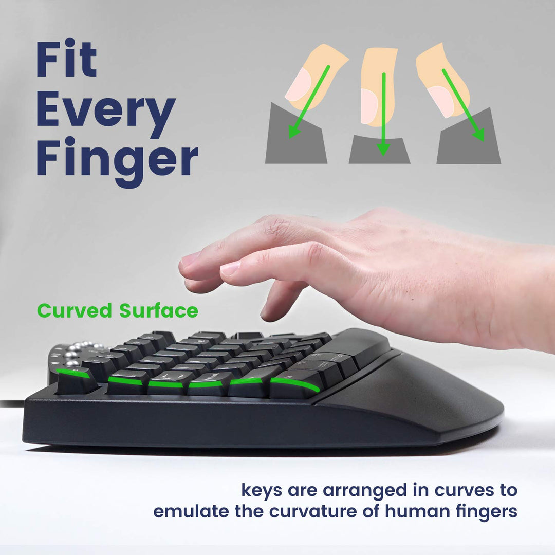 Perixx Periboard-512 Ergonomic Split Keyboard - Natural