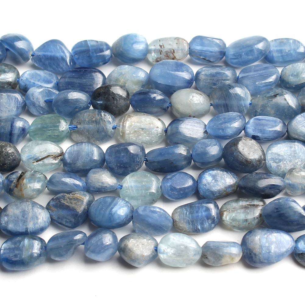 Love Beads Natural Stone Irregular Blue Kyanite Stone Beads 4-7mm Beads for Jewelry Making DIY Beads Bracelets 15inches