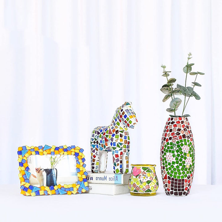 Mosaic Tiles Square Triangle Rectangle Glass Crystal Mo