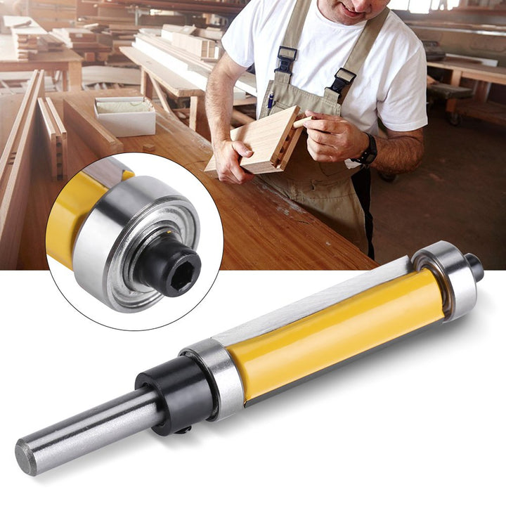 Flush Trim Router Bit Set, Top and Bottom Bearing Flush