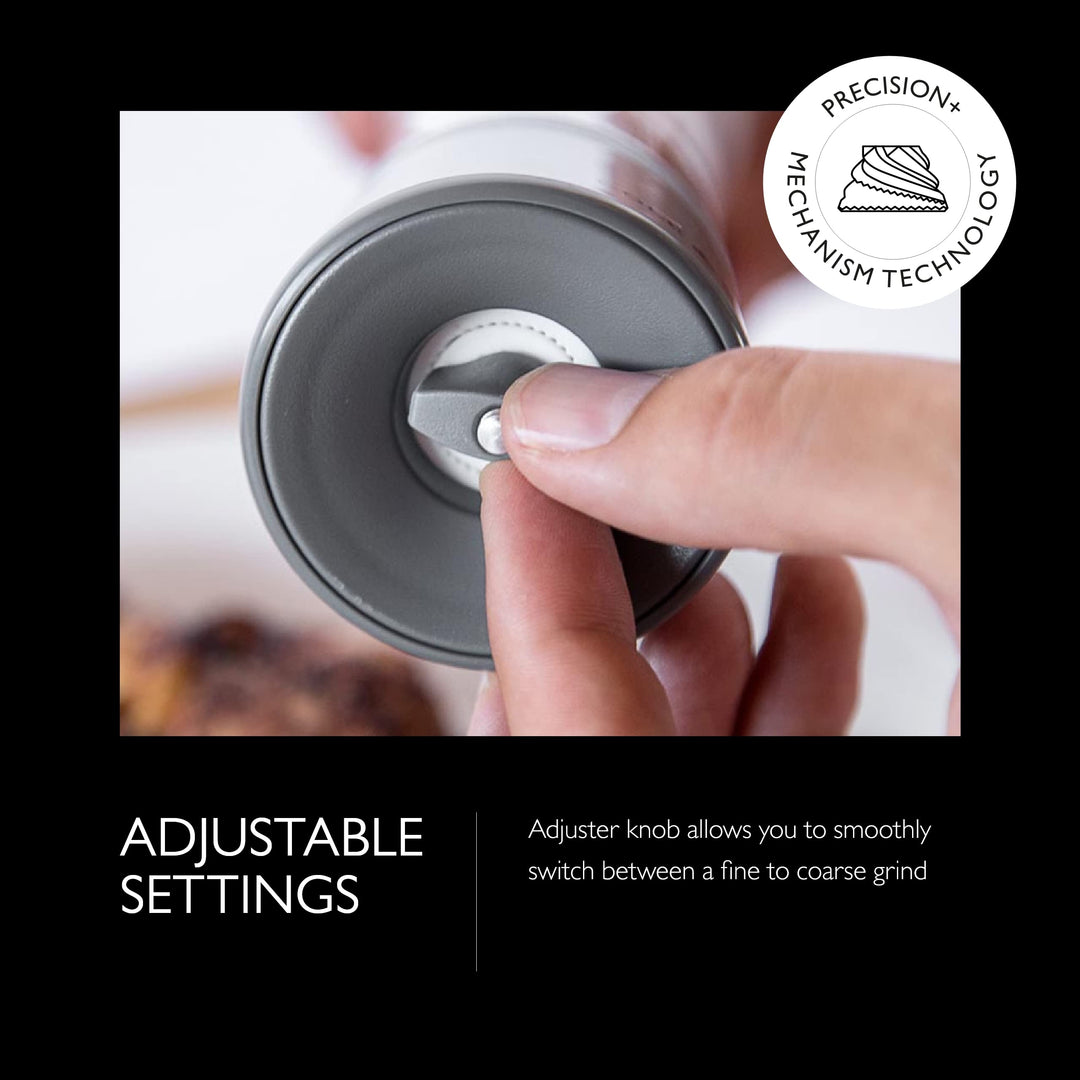 Cole &amp; Mason Lincoln Duo Salt and Pepper Grinder Combo, Acrylic Combination Mill Includes Premium Salt and Peppercorns