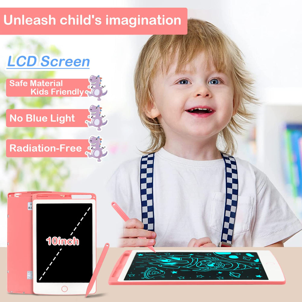 LCD Writing Tablet for Kids, Toddler Girl Boy Toys 8.5 Inch Kids Drawing Tablet Doodle Board with Lanyard, Road Trip Essentials Kids First Birthday Gifts for Girls Boys 3 4 5 6 7 8 9 Year Old