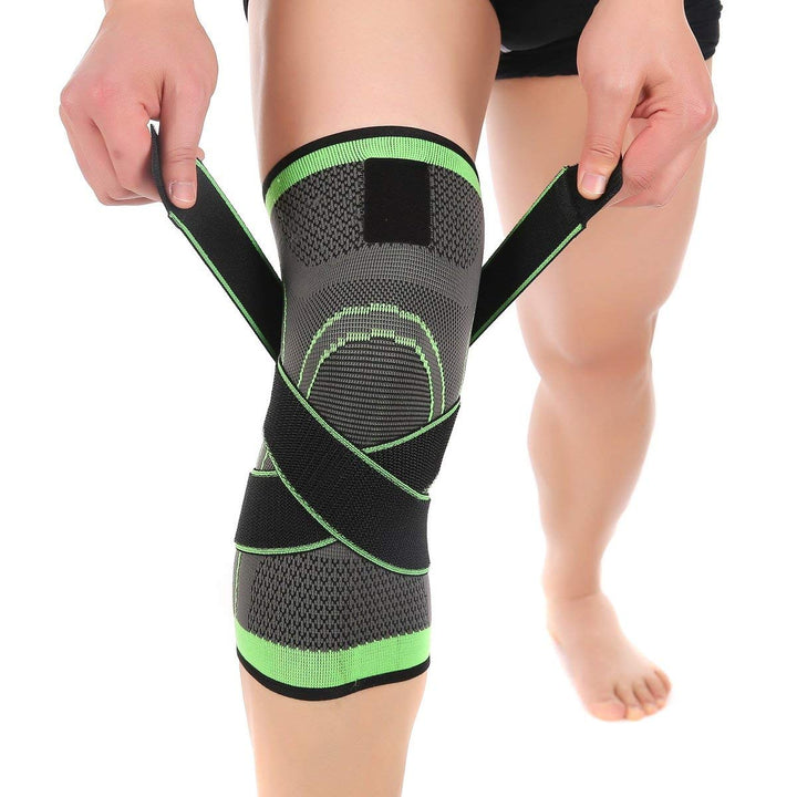 Knee Sleeve, Knee Pads Compression Fit Support -for Joint Pain and Arthritis Relief, Improved Circulation Compression - Wear Anywhere - Single (S, Green)