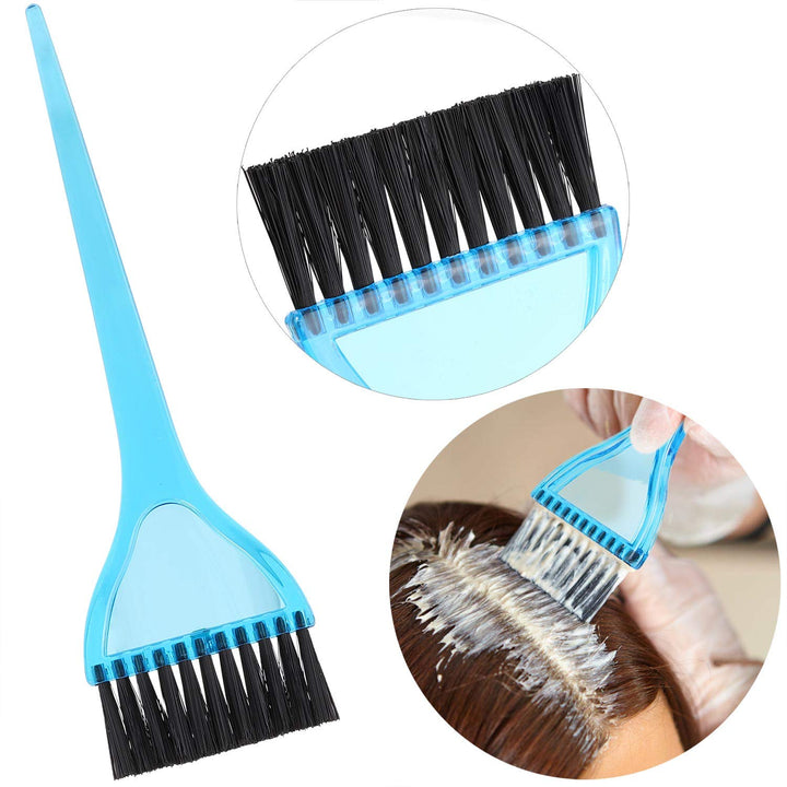 5 Pcs Professional Hair Coloring Dyeing Kit for Salon and Home - Dye Brush Comb,Tinting Bowl,Ear Caps,Dye Mixer (Blue)