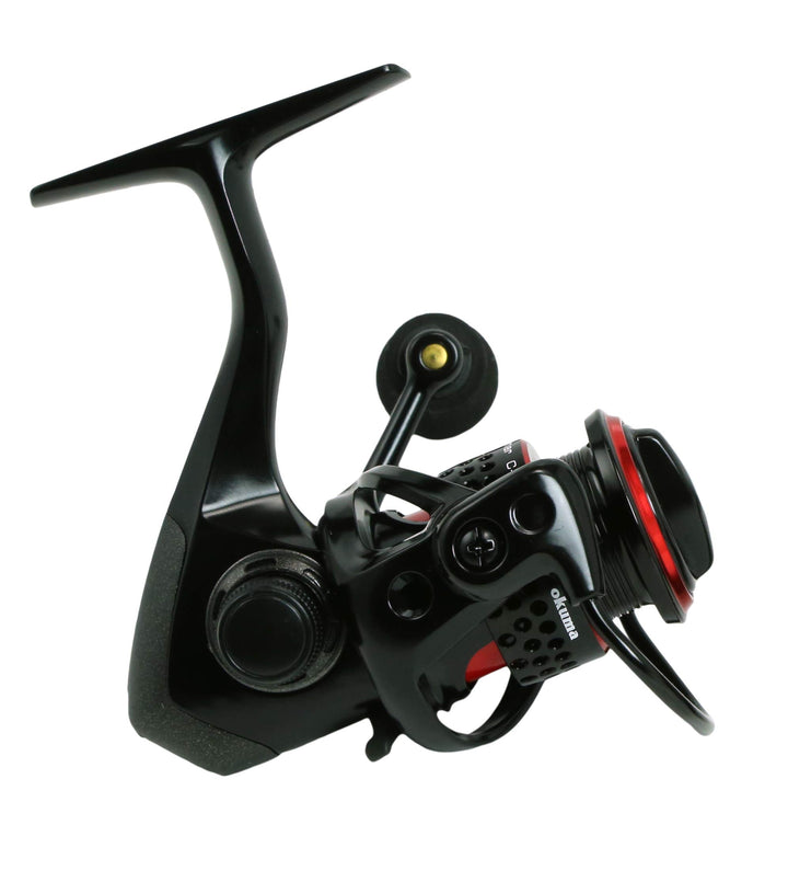 okuma Ceymar Lightweight Spinning Reel- C-30, Black/Red