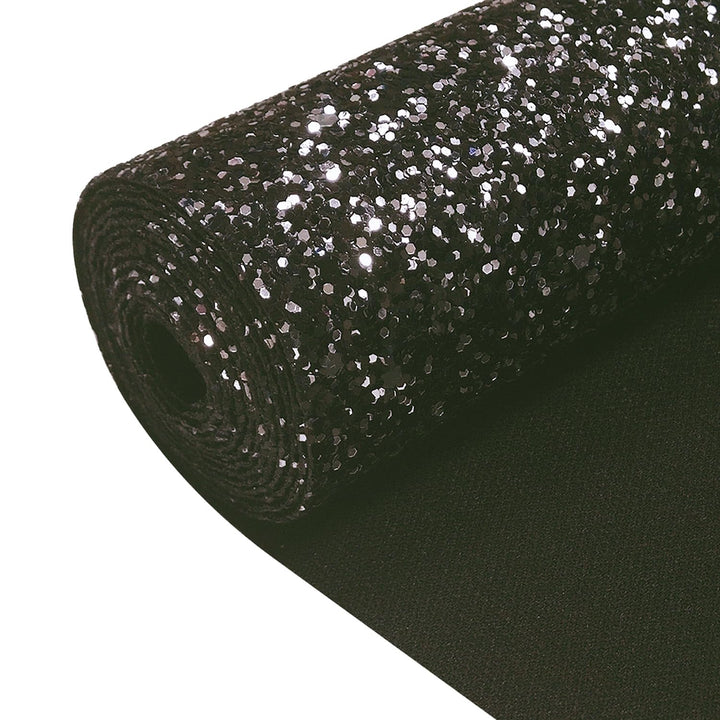 Sparkly Mint Green Chunky Glitter Faux Leather Roll 12 x 52 inch Shiny Mixed Color Spring Fabric for Princess Bows Crafts (17067#8)