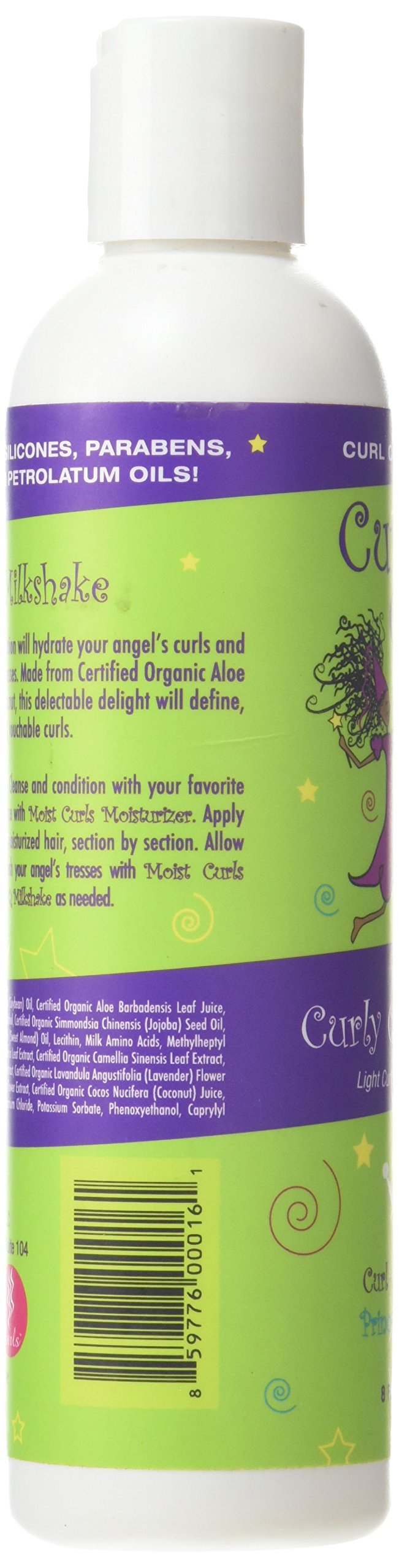 Curly Q Milkshake Light Lotion for Kids - Children&#39;s Fine, Wavy, Curly Hair - Defines, Defrizzes, and Softens - Hydrating and Frizz-Free - 8 Fl Oz