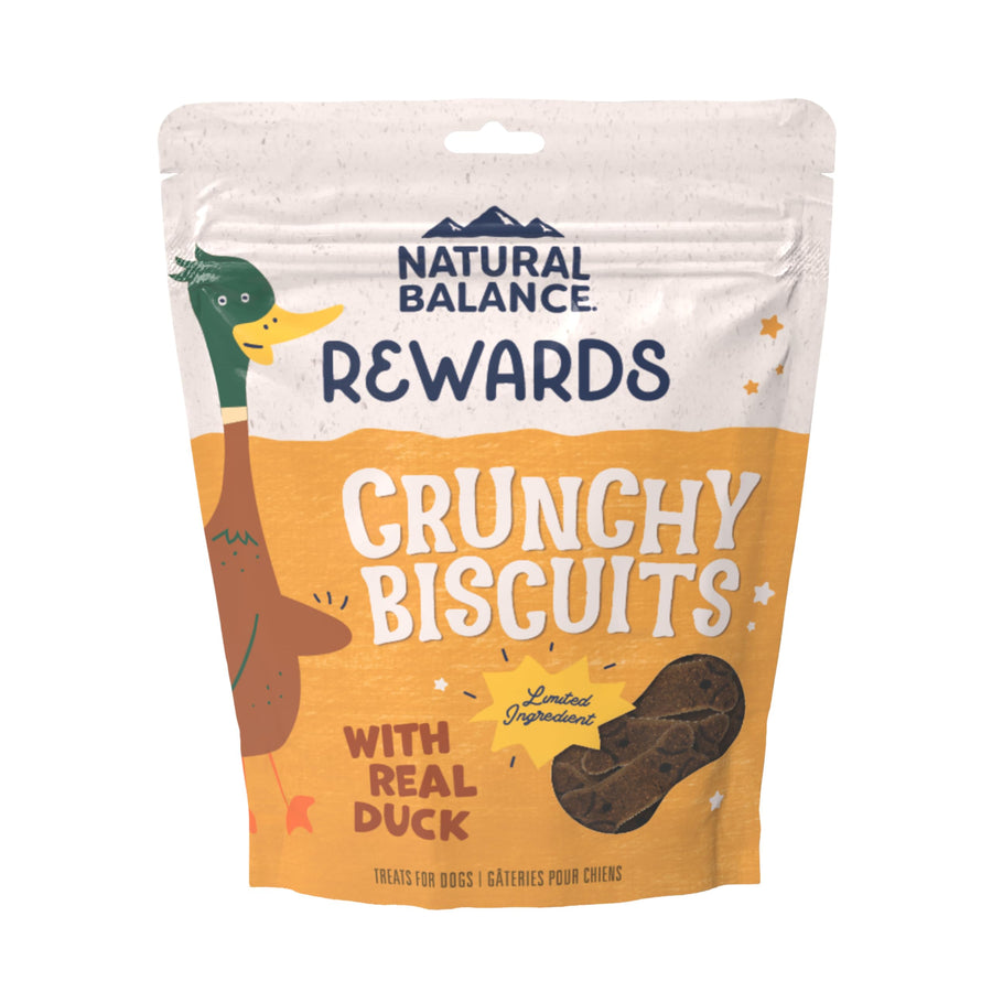 Limited Ingredient Rewards Crunchy Biscuits, Grain-Free Dog Treats for Adult Dogs of All Breeds, Duck Recipe, 28 Ounce (Pack of 1)