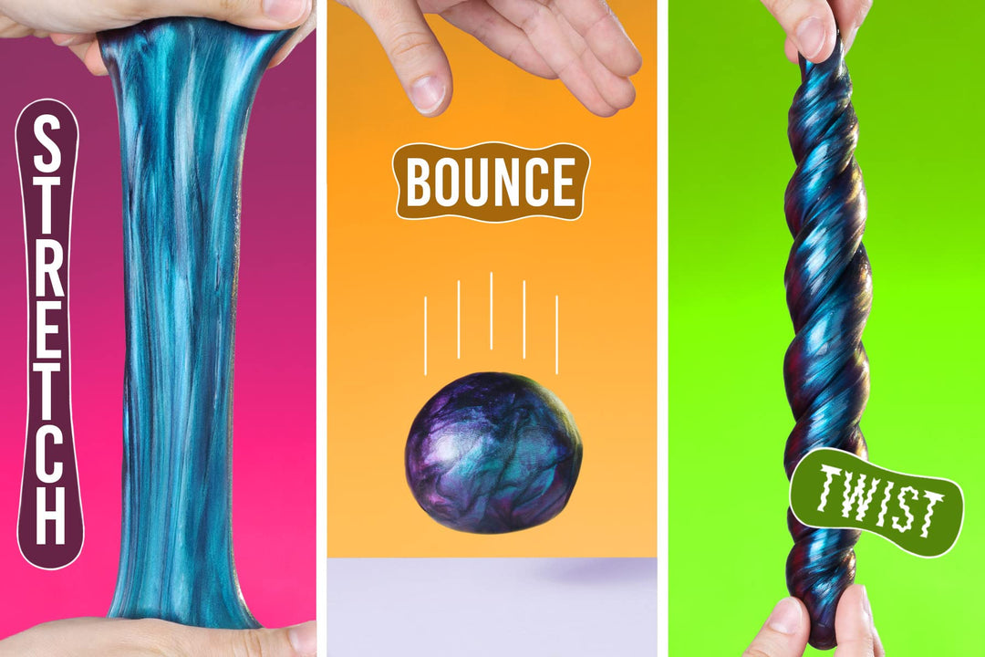 Crazy Aaron&#39;s Super Illusions Super Scarab Thinking Putty® - 4 Tin Multi-Color Thinking Putty - Non-Toxic Sensory Play Putty - Never Dries Out - Creative Toy for Kids and Adults