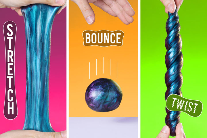 Crazy Aaron&#39;s Super Illusions Super Scarab Thinking Putty® - 4 Tin Multi-Color Thinking Putty - Non-Toxic Sensory Play Putty - Never Dries Out - Creative Toy for Kids and Adults