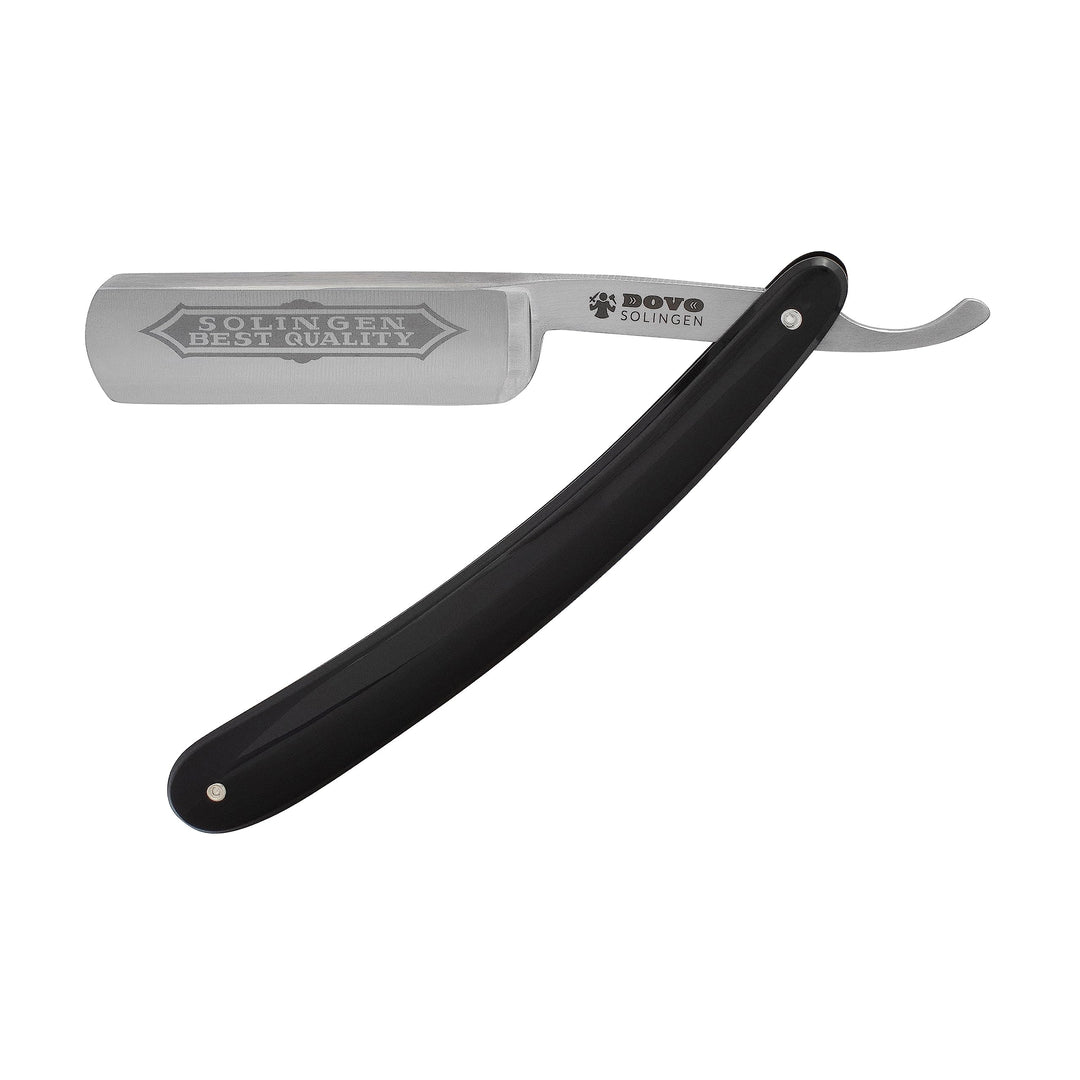 Straight Razor with Cellidur Black Handle 6/8 Inch, 10 g.