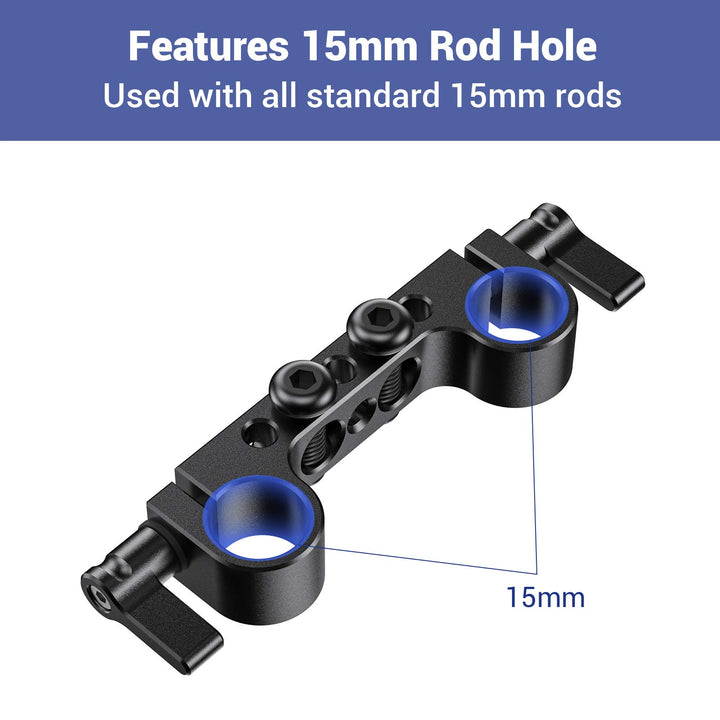 SmallRig Super Lightweight 15mm Railblock, 15mm Rod Cla