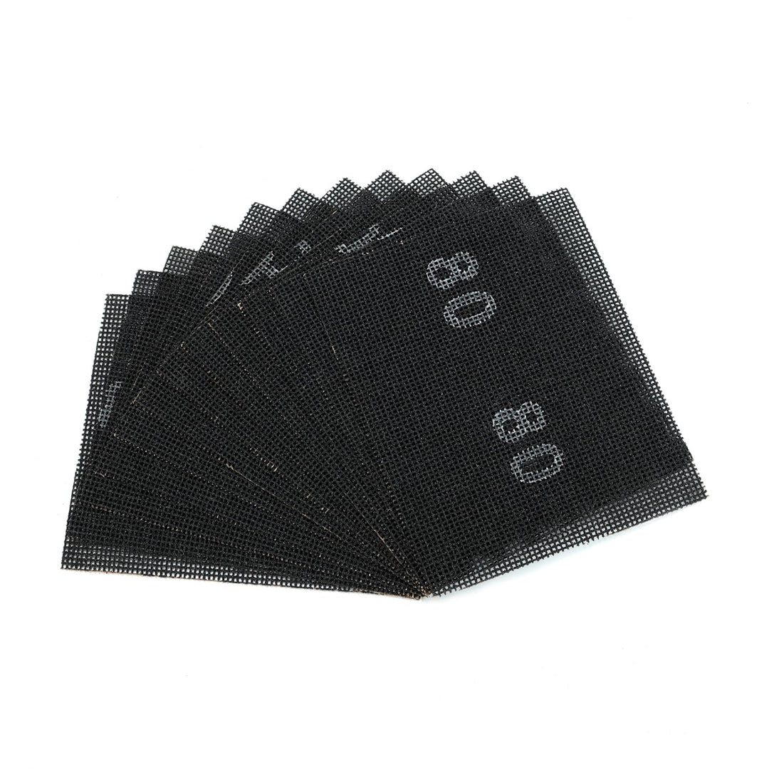 SCOTTCHEN Sanding Mesh 1/4 Sheet (12pcs) 5.5 x 4.5 for 