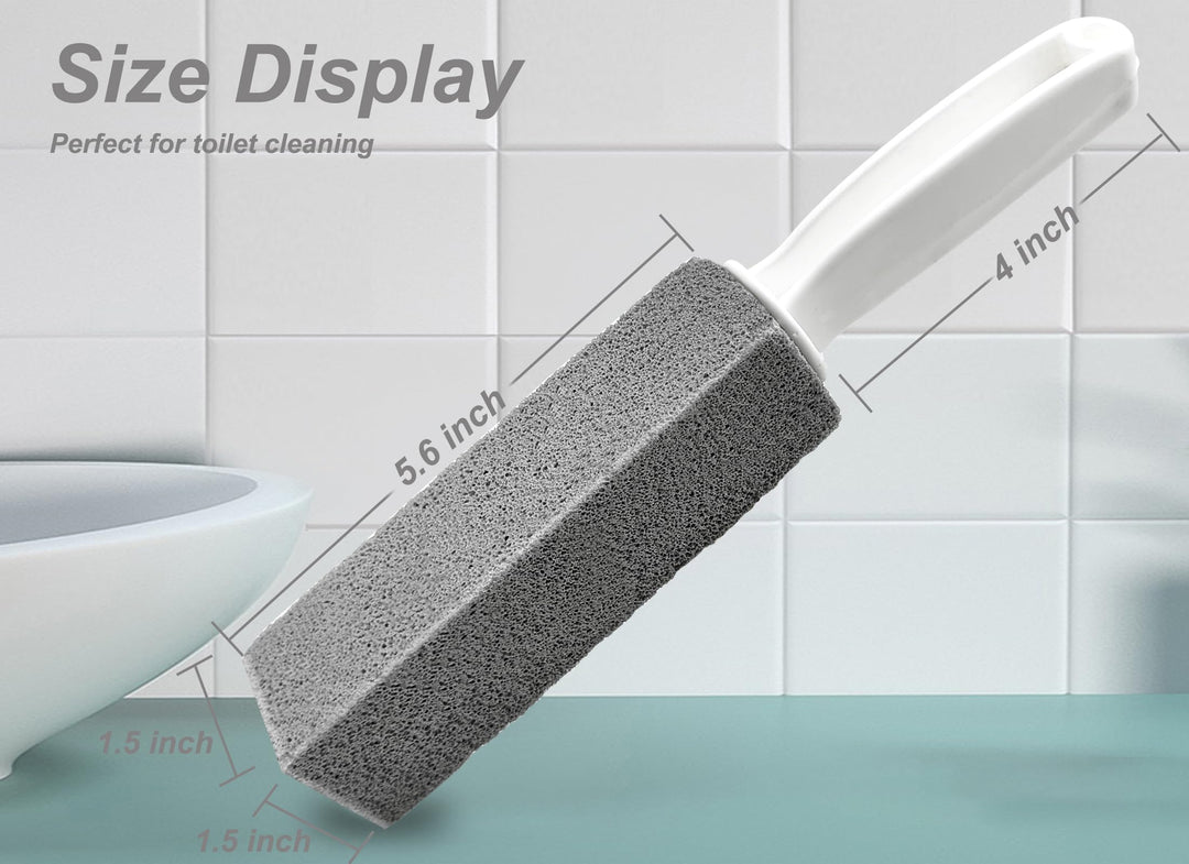 Comfun Pumice Stone Toilet Brush for Cleaning Toilet Bo