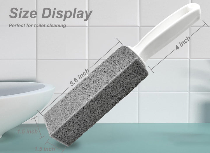Comfun Pumice Stone Toilet Brush for Cleaning Toilet Bo