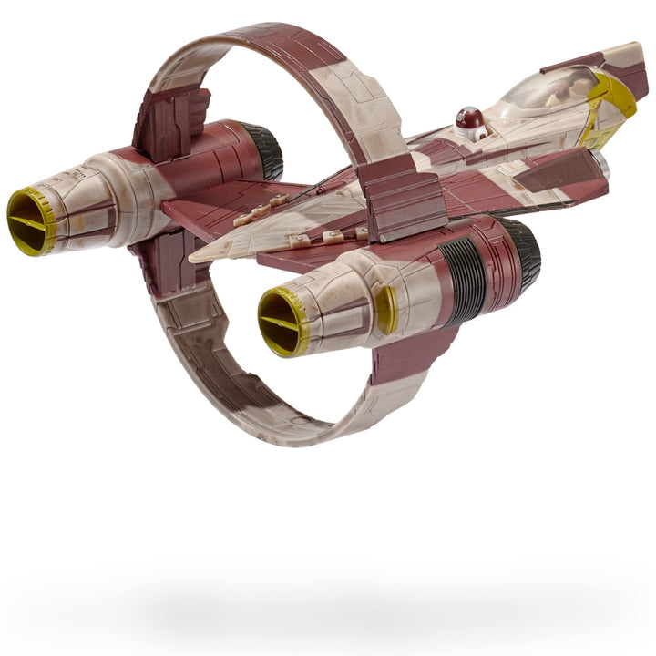 Star Wars Micro Galaxy Squadron Starfighter Class OBI-WAN Kenobi’S Jedi Starfighter- 5-Inch Vehicle with 1-Inch OBI-Wan Kenobi &amp; R4-P17 Micro Figures