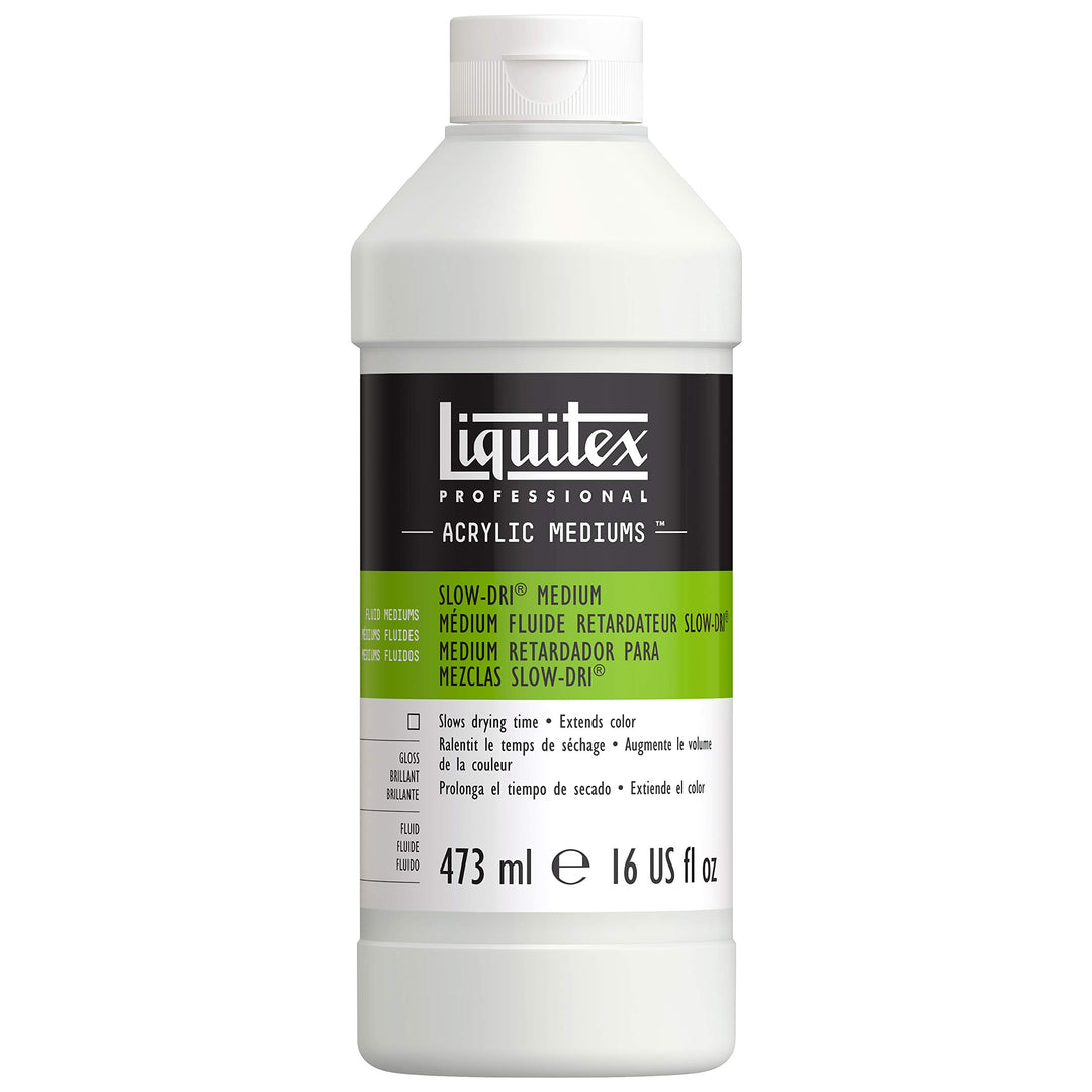 Liquitex Professional Slow-Dri Blending Fluid Medium, 1