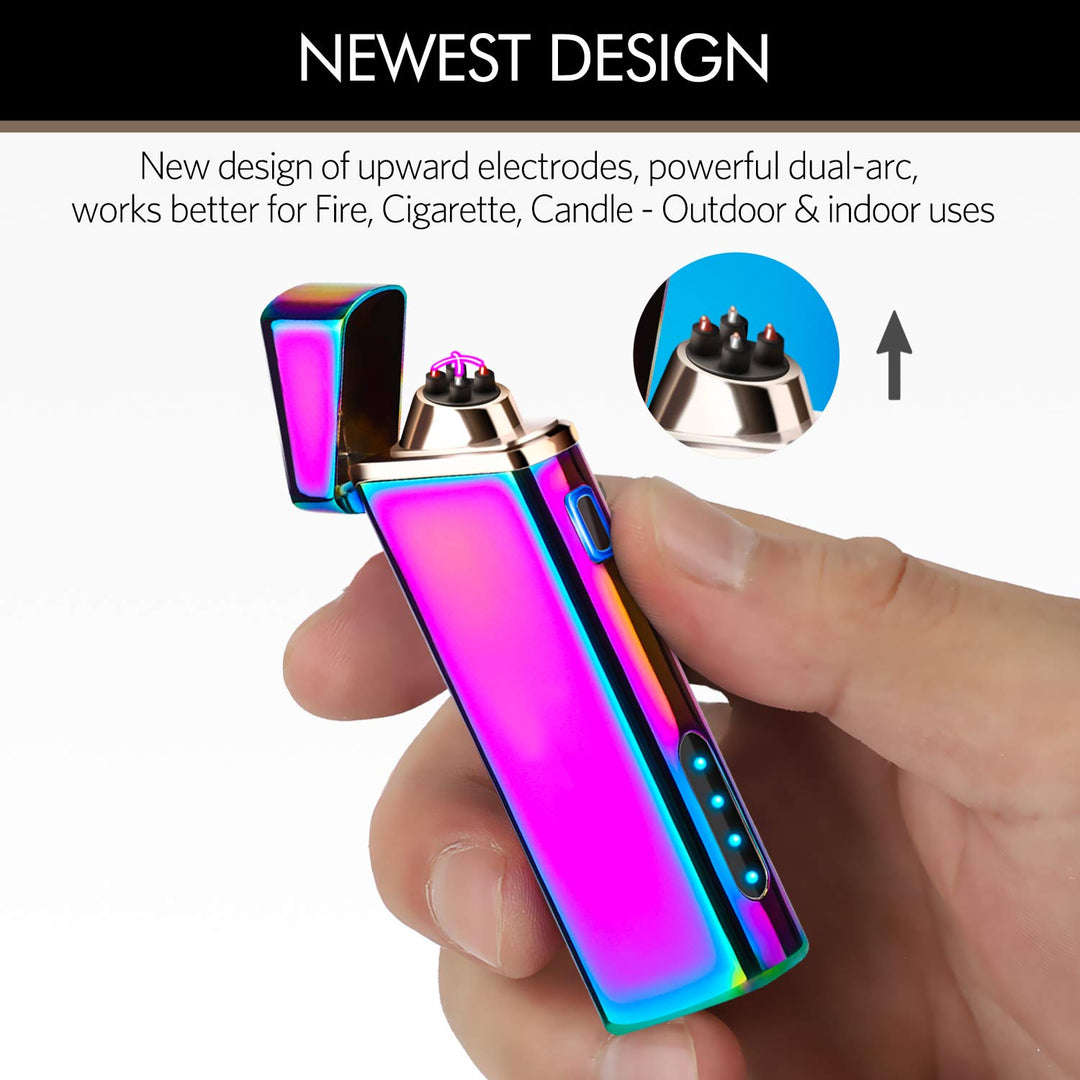 Lighter, Electric Arc Lighter Windproof Lighter Plasma 