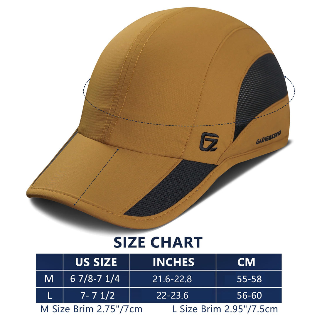 GADIEMKENSD Running Hats for Mens Baseball Cap Quick Dr