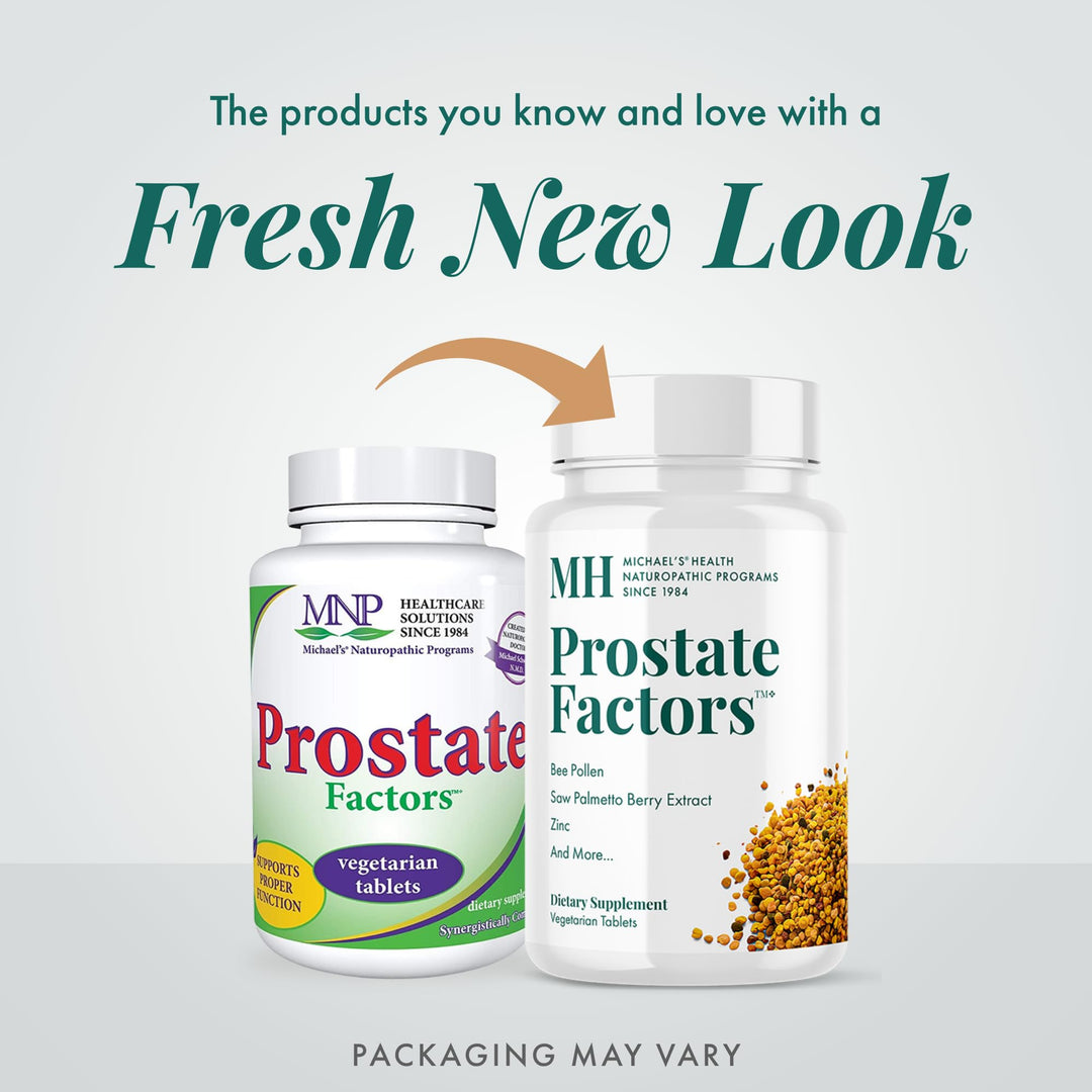 Michael&#39;s Health Naturopathic Programs Prostate Factors - 60 Vegetarian Tablets - Nutrients for The Prostate - Kosher - 30 Servings