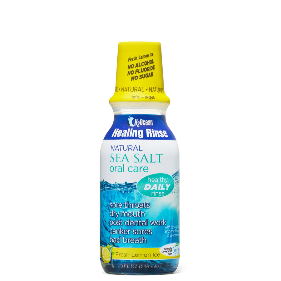 H2Ocean Lemon Ice Mouthwash, 8 Fluid Ounce