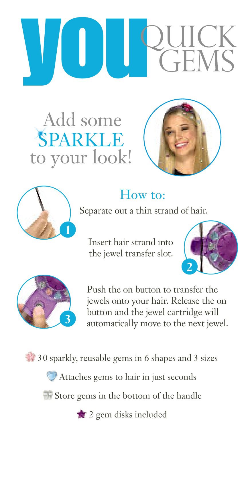 Conair Quick Gems Hair Jeweler