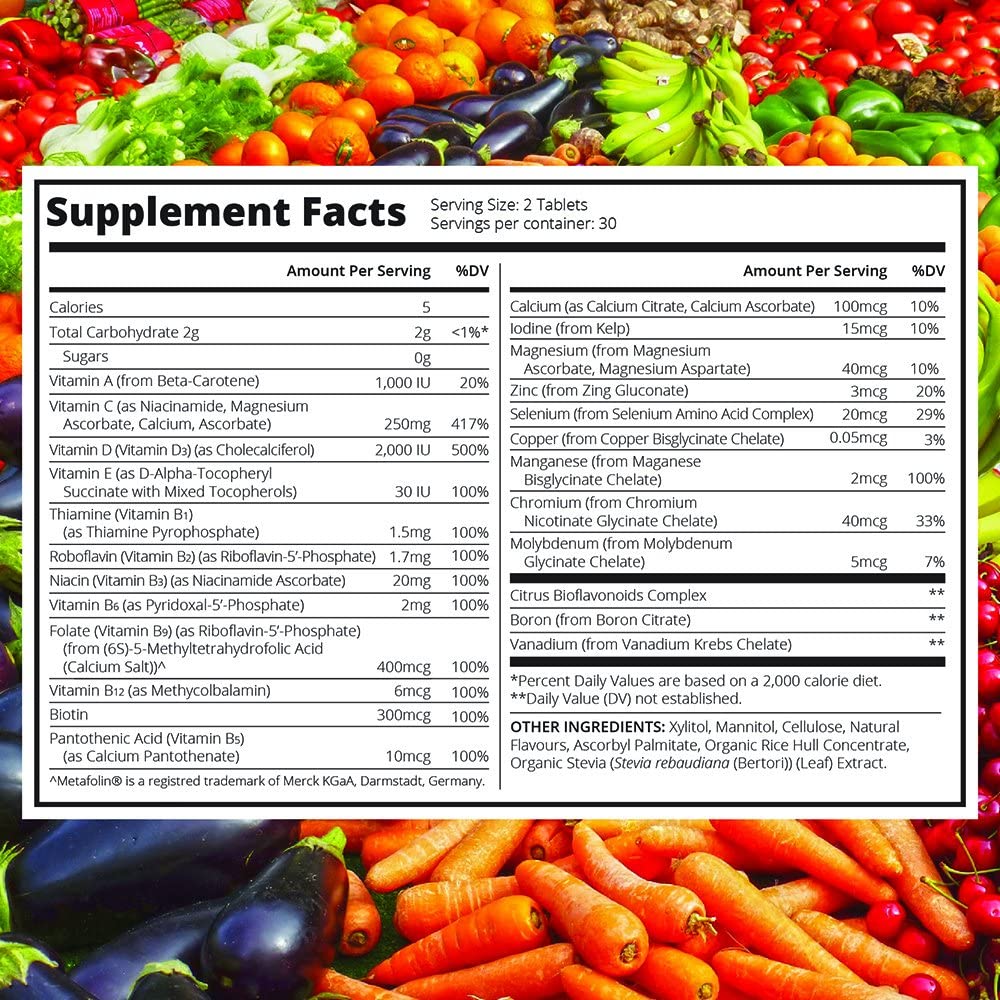 Children's Multivitamin Chewables Fruit - 60 Tablets