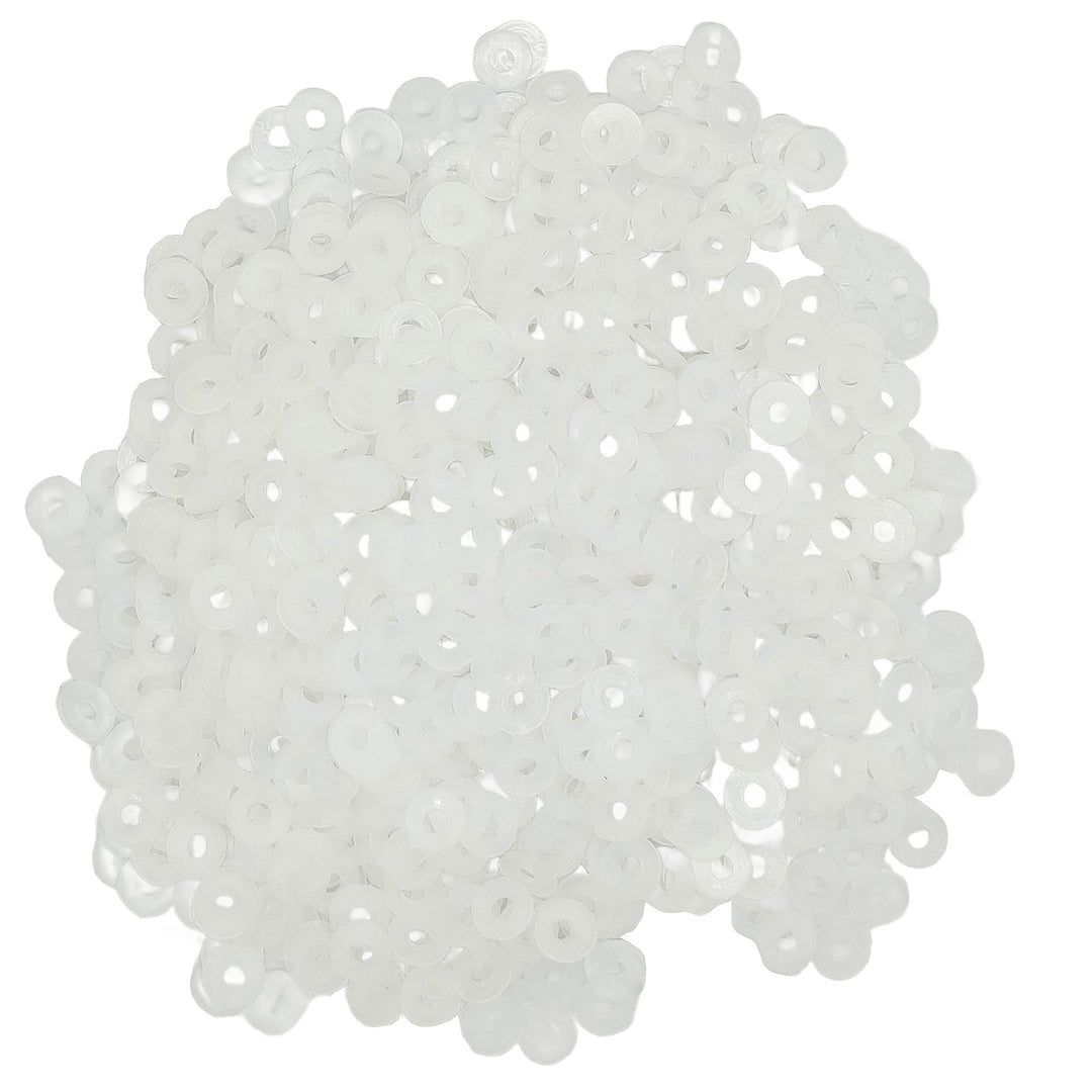 M3 Nylon Flat Washer, Nylon Oil Drain Plug Gaskets, Nylon Gasket Spacer Fastener Sealing Gasket, 1000Pcs