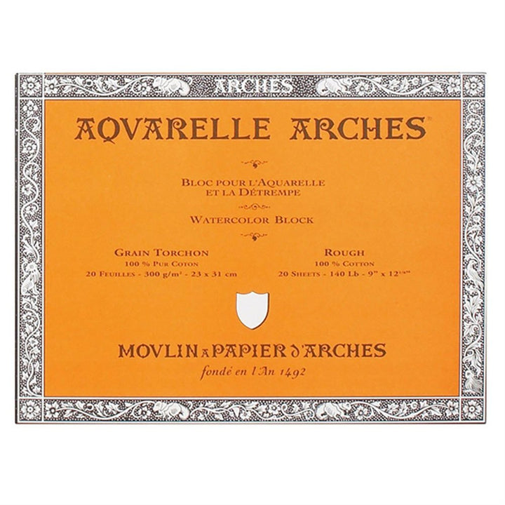 Canon Aquarelle Paper Block - 23cm x 31cm, Torchon