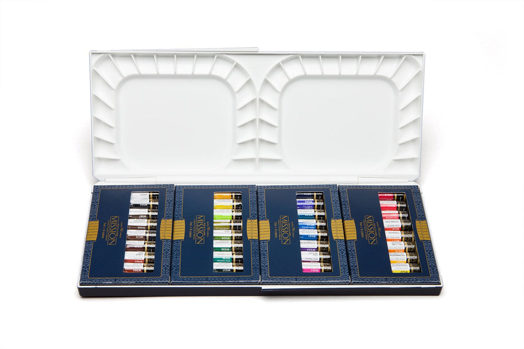 Mijello Mission Gold Water Color Palette Set, 36 Colors