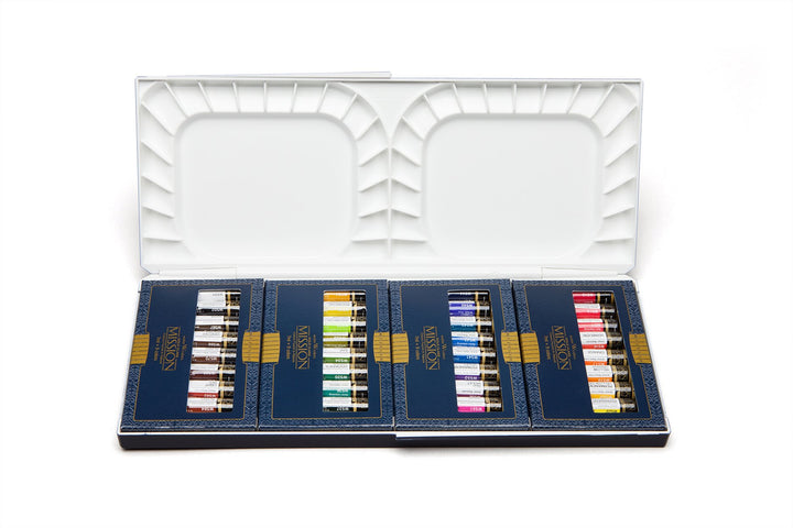 Mijello Mission Gold Water Color Palette Set, 36 Colors