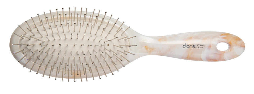 9-Row Shell Collection Oval Cushion Paddle Brush