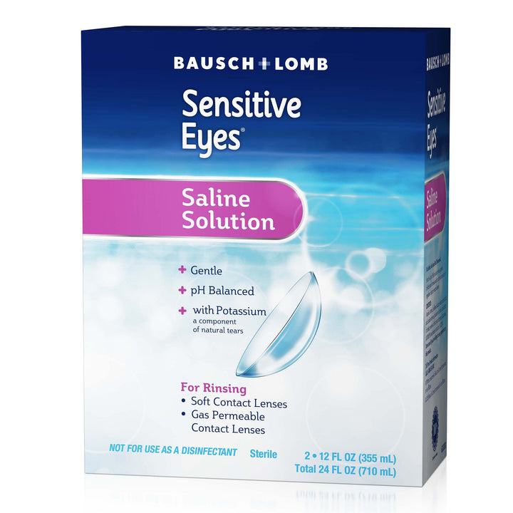 Sensitive Eyes Plus Saline Solution, 12 Fluid Ounce (Pa