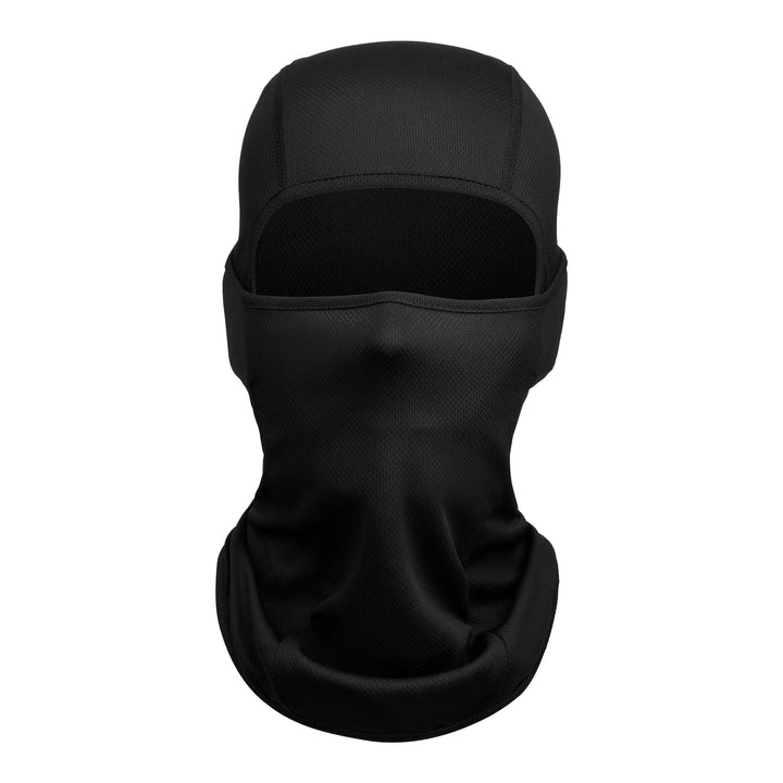 Balaclava Face Mask Adjustable Windproof UV Protection Hood (Black)
