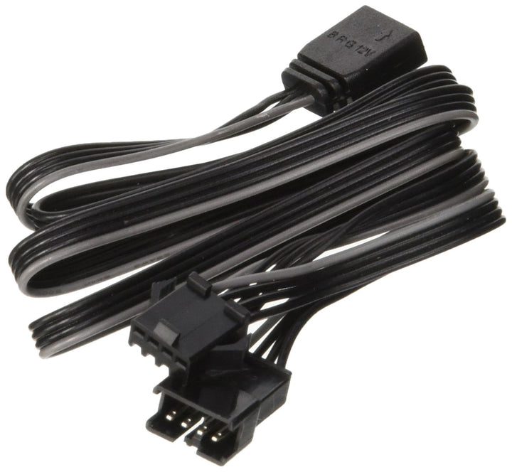 RGB LED 4 Pin Adapter, Specified for Cases with Multi Colors RGB Control (PH-CB_RGB4P) Black