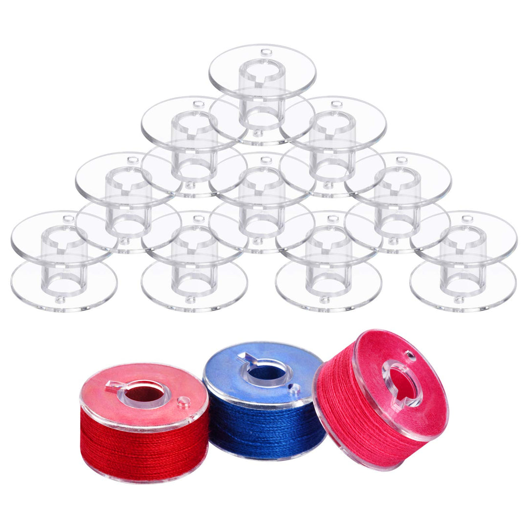 50 pcs Bobbins for Sewing Machine- , Sa156 Bobbin, 15j bobbins, Bobbins Class 15, Sewing Machine Bobbins,Sewing Accessories, Plastic Bobbins(50 pcs)