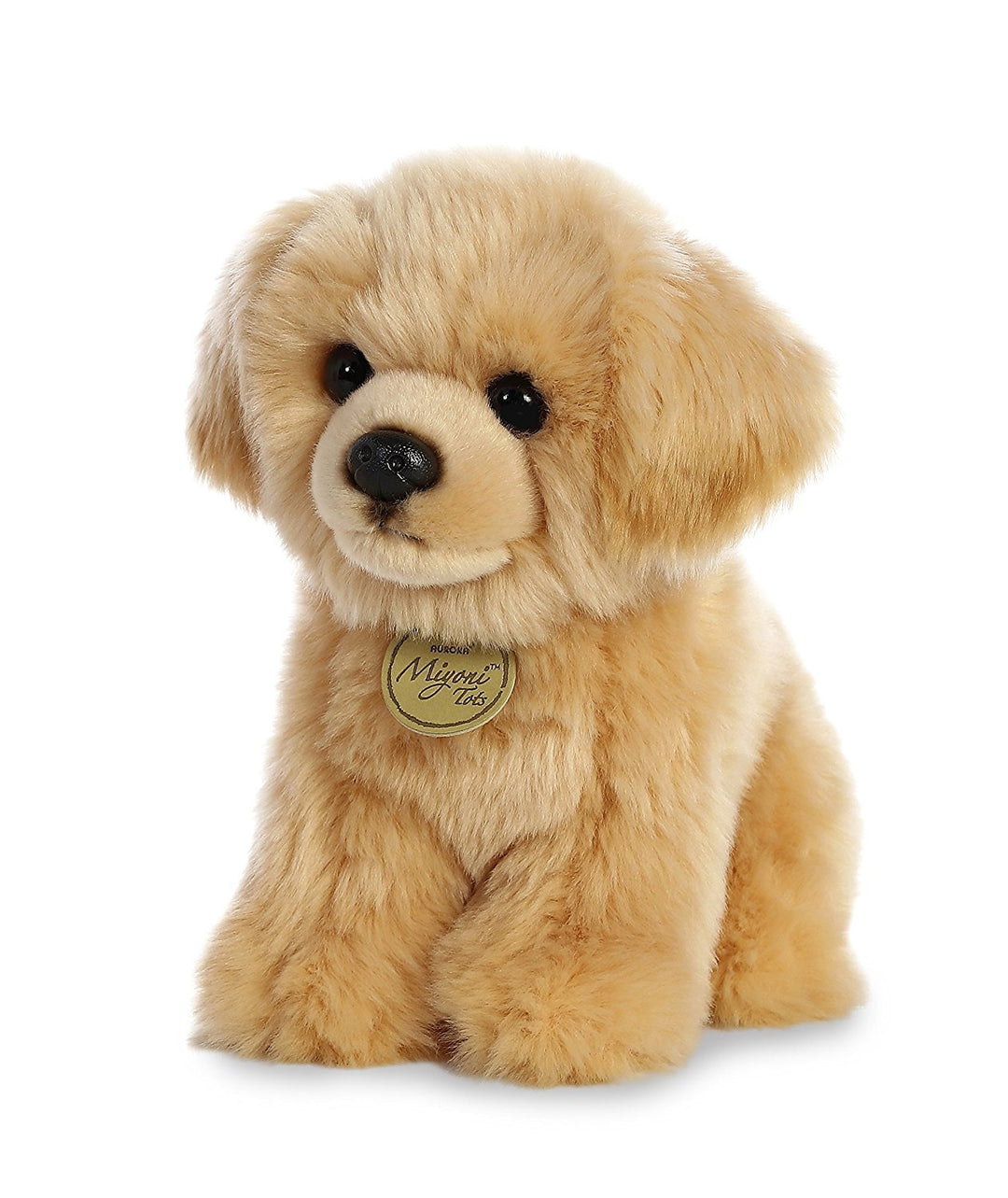 World 26339 World Miyoni Plush Golden Retriever Pup, Tan