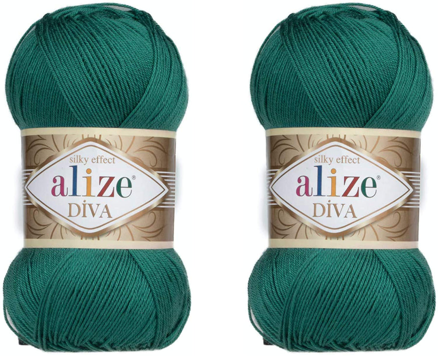 Alize Diva Silky Effect 100% Microfiber Acrylic Yarn Th