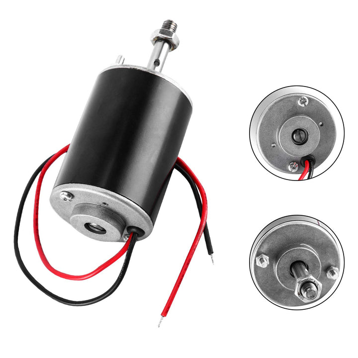 DC 12V 30W 3000RPM Electric Permanent Magnet Motor High Speed CW/CCW Electric Motor for DIY Generator XD-3420