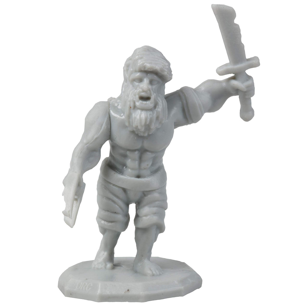 28 Paintable Fantasy Mini Figures- All Unique Designs- 1 Hex-Sized Compatible w DND Dungeons Dragons, Pathfinder, RPG Tabletop Games- Features Goblins, Orcs, Gnolls, Skeletons &amp; More