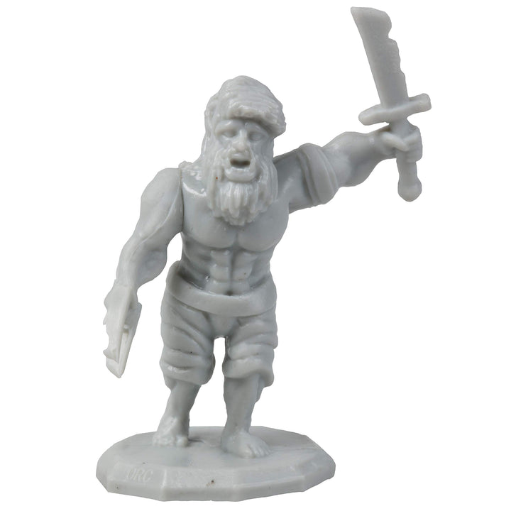 28 Paintable Fantasy Mini Figures- All Unique Designs- 1 Hex-Sized Compatible w DND Dungeons Dragons, Pathfinder, RPG Tabletop Games- Features Goblins, Orcs, Gnolls, Skeletons &amp; More