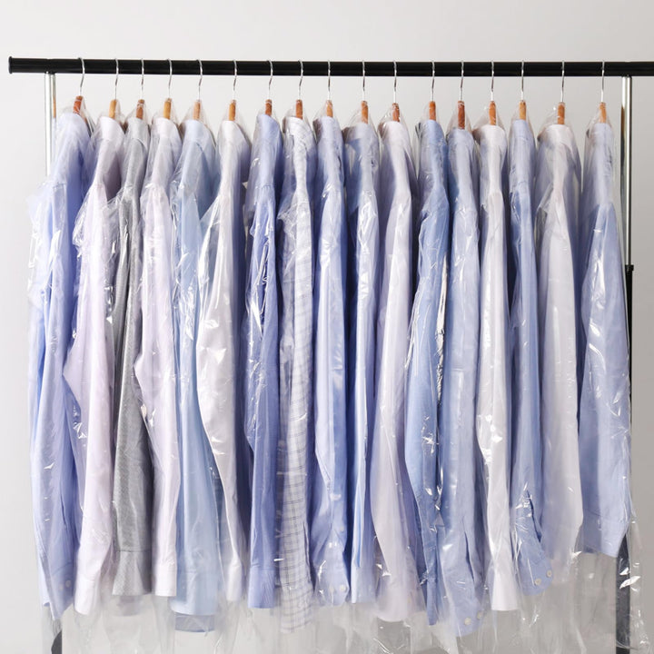 Cabilock 50 Pack Garment Bags for Hanging: Clothes Plas