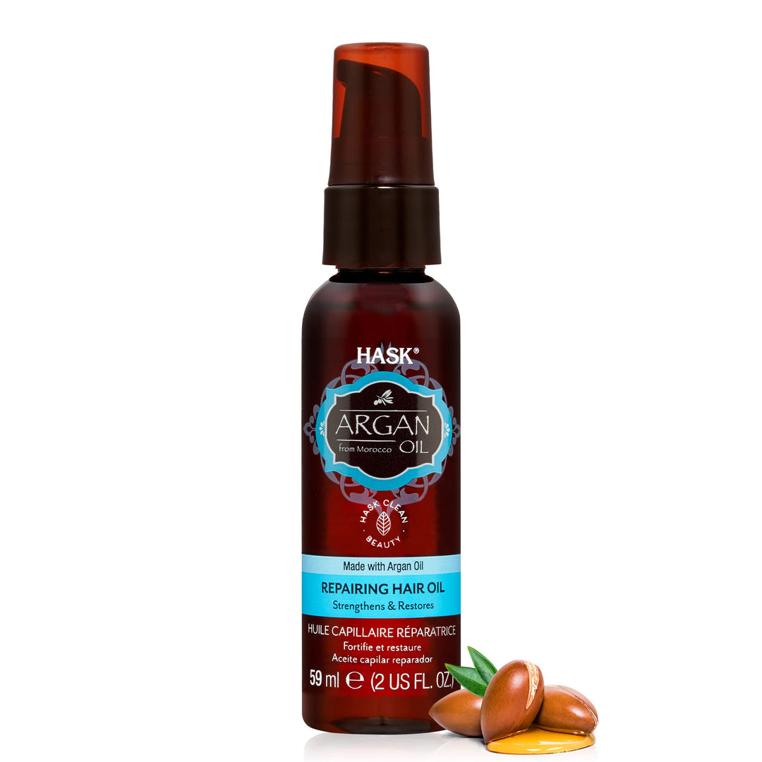 Argan Repairing Hair Oil - 59ml | Strengthens &amp; Restores Damaged Frizzy Hair | For Soft, Silky &amp; Frizz Free Hair | Paraben &amp; Alcohol Free