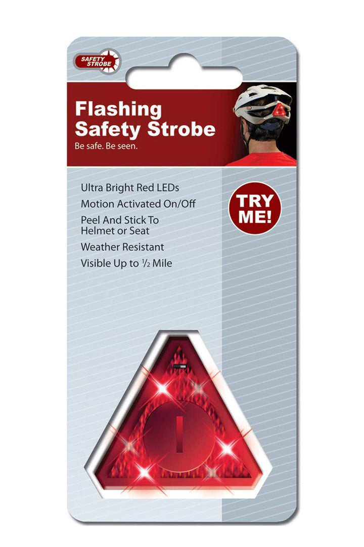 Bicycle Helmet Light - Motion Activated, Bright Flashing LED Strobe Lights Improve Visibility and Safety While Riding! Easily Mounts to Any Helmet, Perfect for Cyclists of All Ages