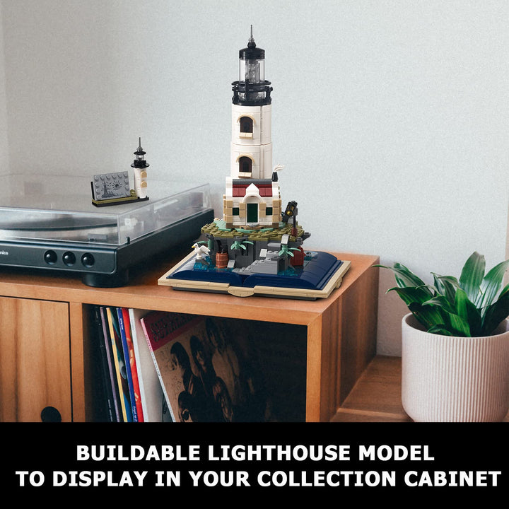 Ideas Lighthouse Building Sets with Glowing Rotating Lighting for Kids and Adults to Build and Collect, STEM Gifts for Boys and Girls Ages 8+(1016 Pieces),New in 2023