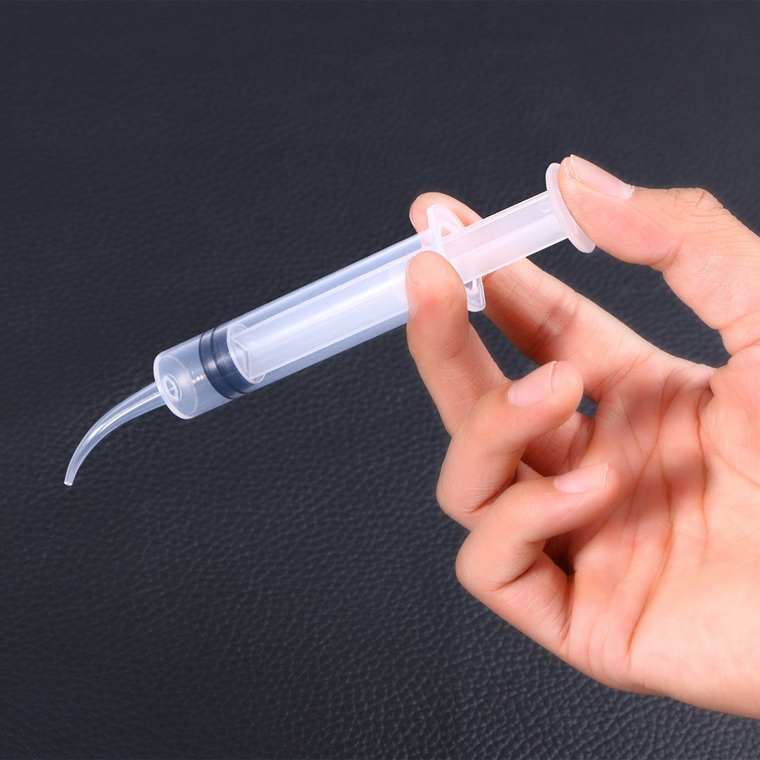 ROSENICE Disposable Dental Irrigation Syringe with Curv